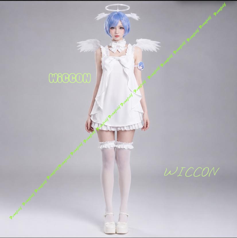 Anime Cosplay Rem - Re Zero Character Cosplay Attire Ram
