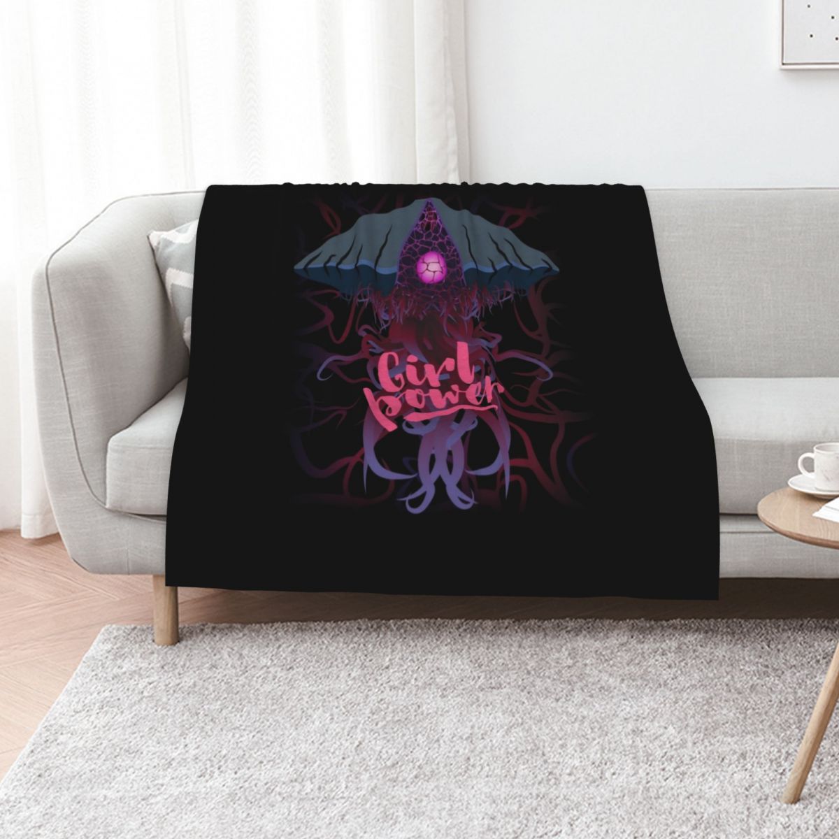 Anime Cosplay Ideas Girl - Emrakul Girl Power Throw Blanket cosplay