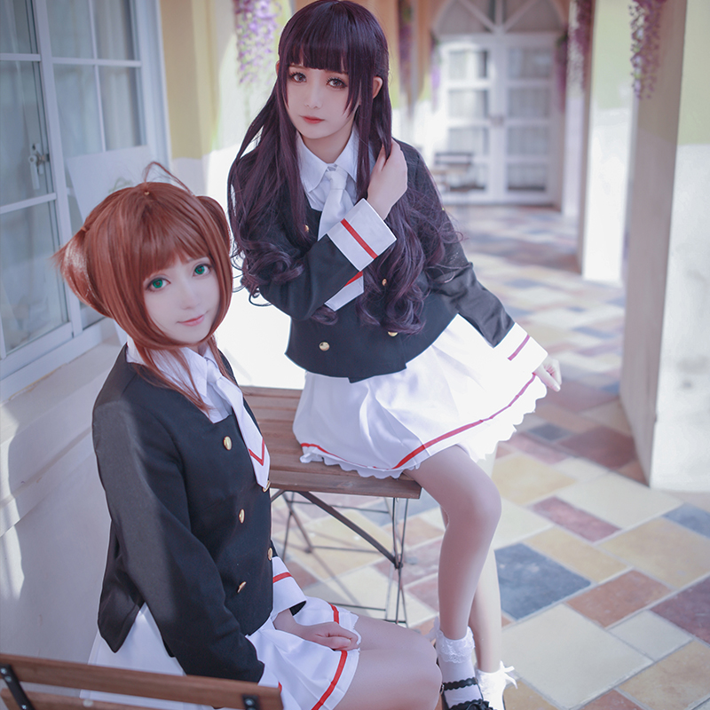 Sakura Kinomoto Cosplay School - Anime Cosplay Easy ulasan dan harga