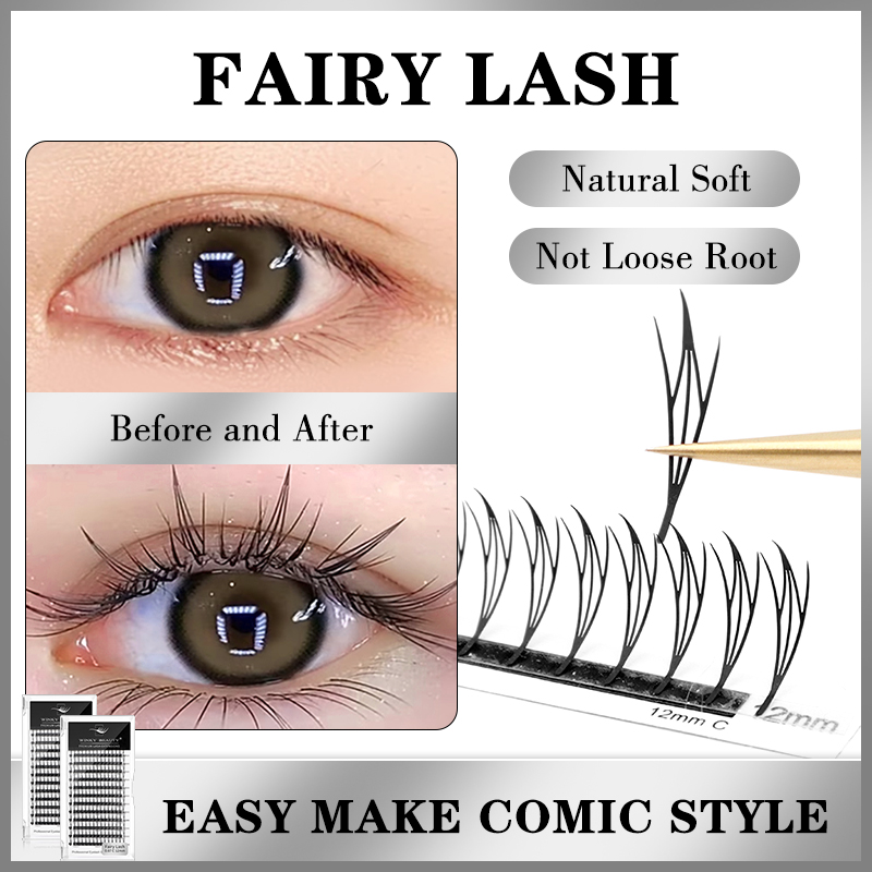 Winky Beauty Premade Narrow Sp - Anime Cosplay Lashes ulasan dan harga