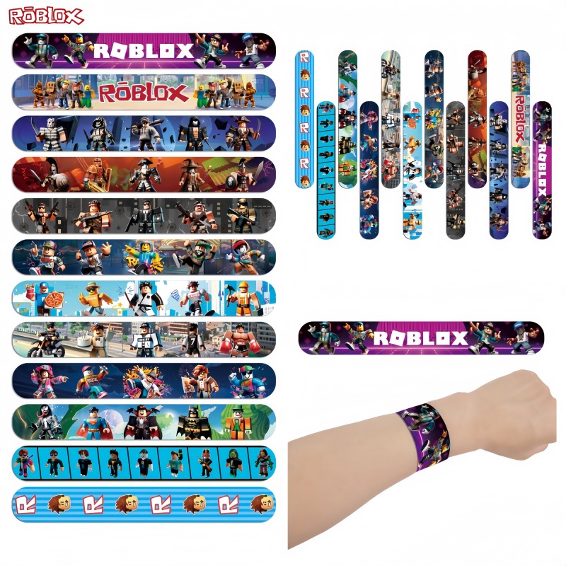 12/24Pcs Roblox Game Elasticit - Anime Cosplay Roblox ulasan dan harga