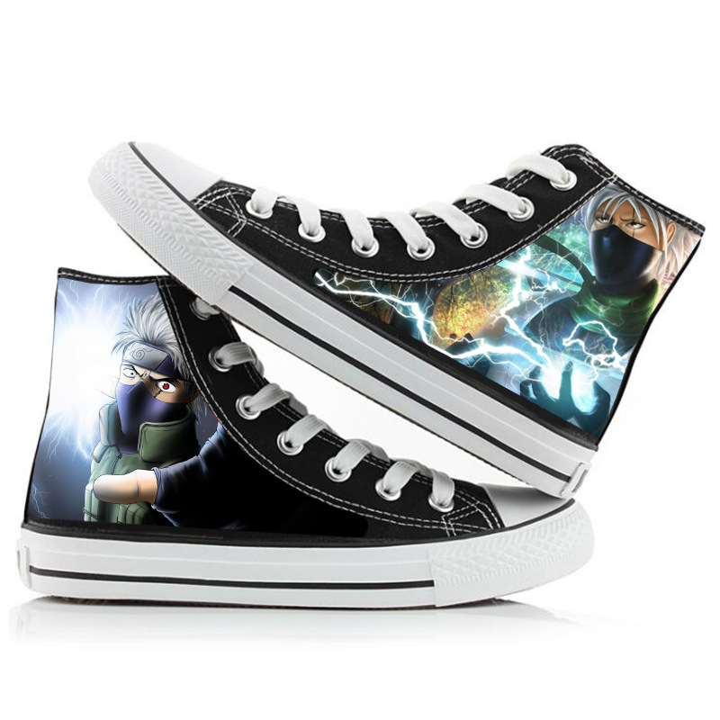 Naruto Uzumaki High-Top Canvas - Anime Cosplay Ideas Girl ulasan dan harga