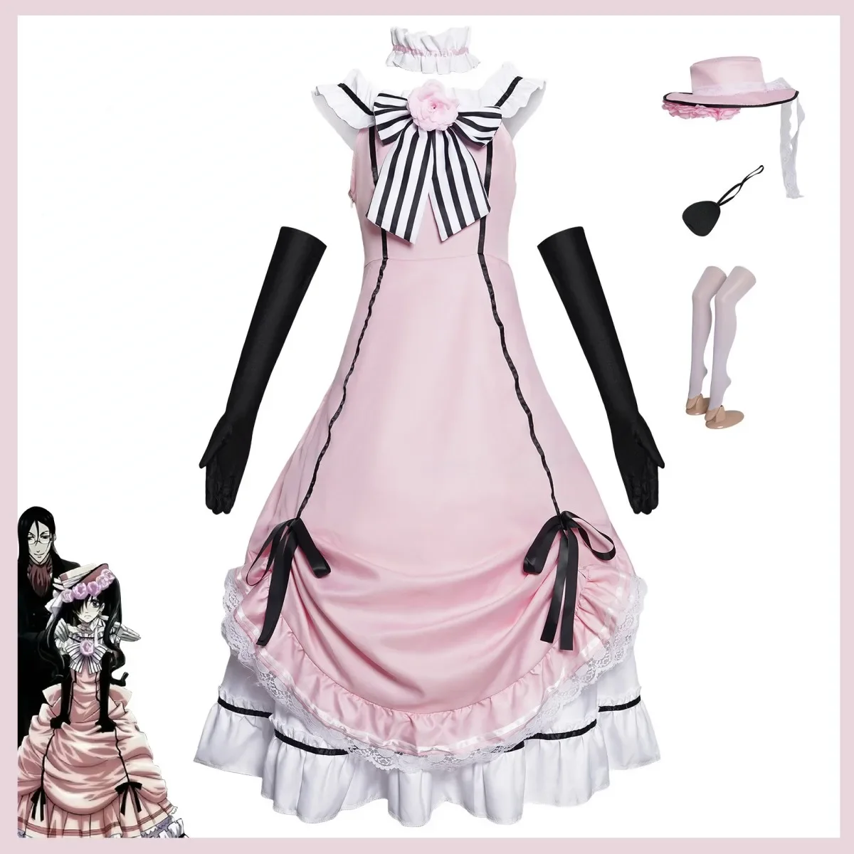 Anime Black Butler Ciel Phanto - Anime Cosplay Robin ulasan dan harga