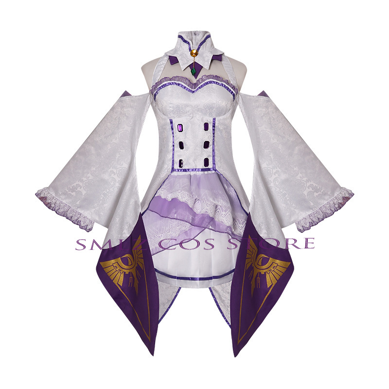 Emilia Cosplay Anime Re Zero K - Anime Cosplay Girl Costume ulasan dan harga