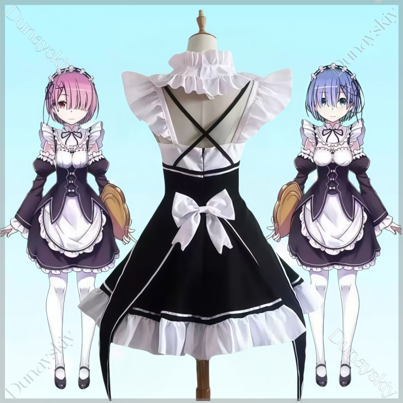 RE0 Rem Ram BJD Fits 100-170cm - Anime Cosplay Rem ulasan dan harga