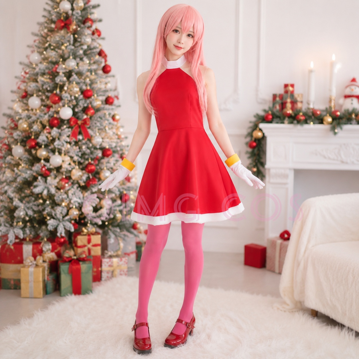 Amy Rose Cosplay Costume Adult - Anime Cosplay Girl Costume ulasan dan harga