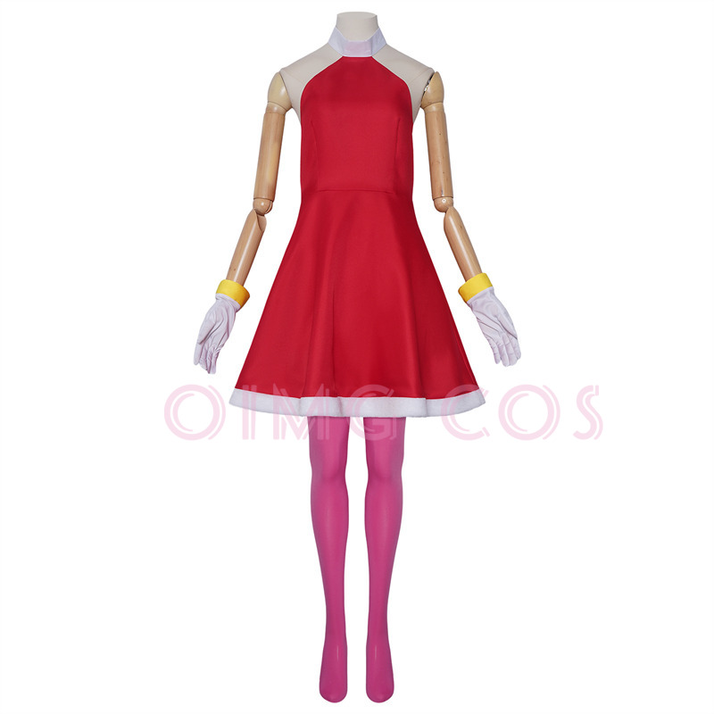 Amy Rose Cosplay Costume Adult - Anime Cosplay Girl Costume ulasan dan harga