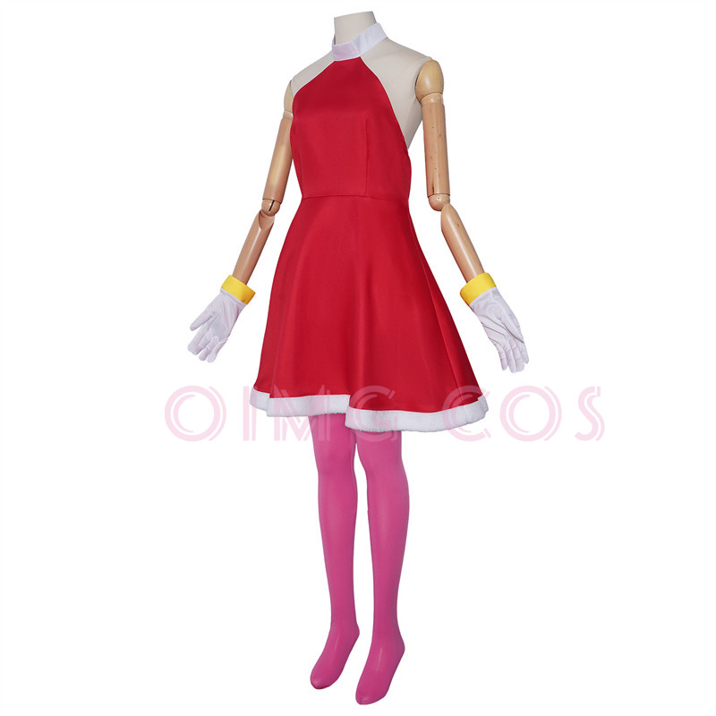 Amy Rose Cosplay Costume Adult - Anime Cosplay Girl Costume ulasan dan harga