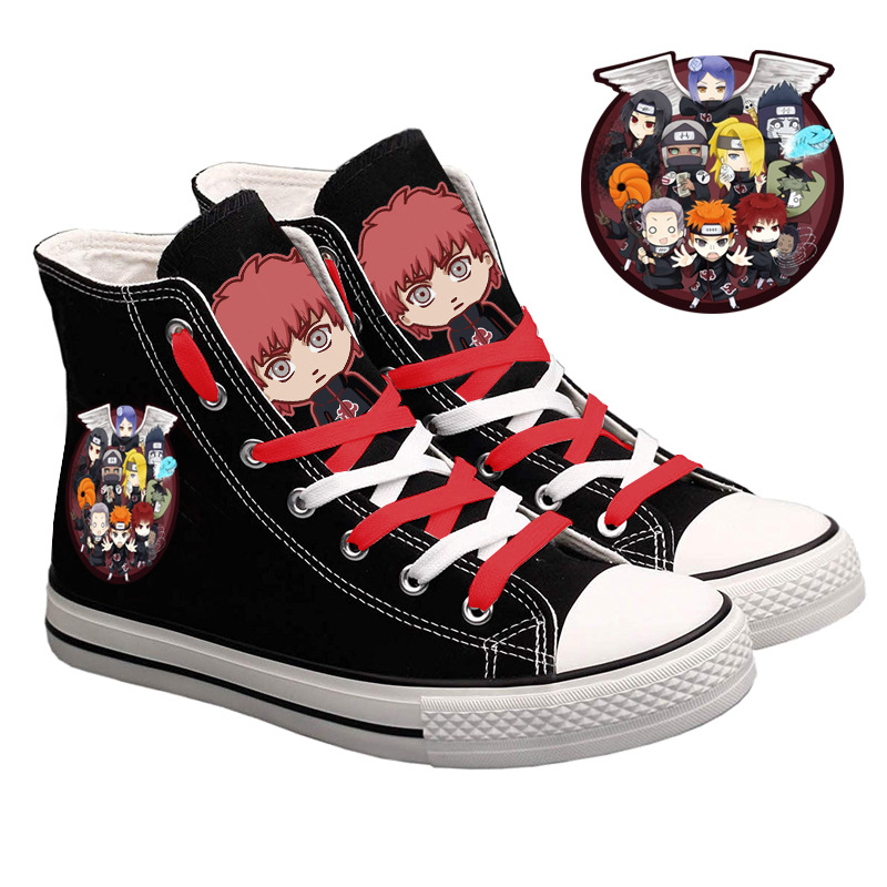 Naruto Uzumaki High-Top Canvas - Anime Cosplay Ideas Girl ulasan dan harga