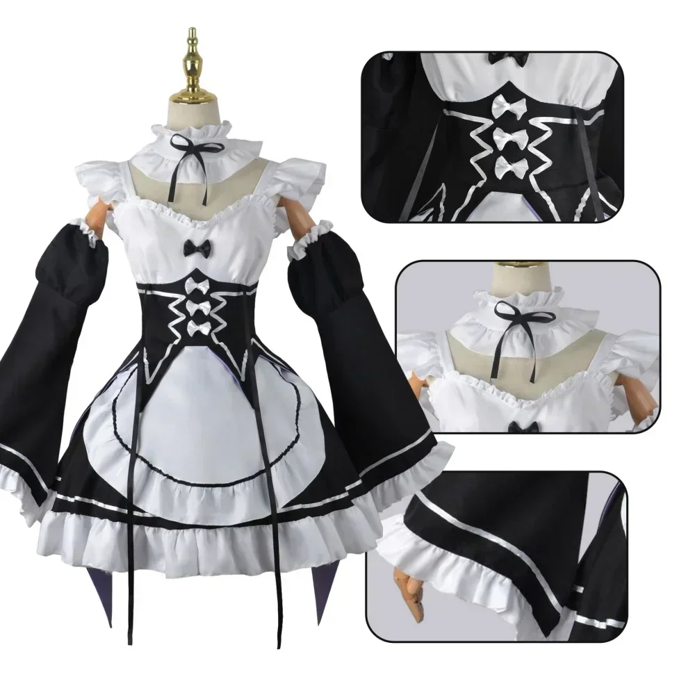 Anime Ram Rem Lolita Meid Cosp - Anime Cosplay Rem ulasan dan harga