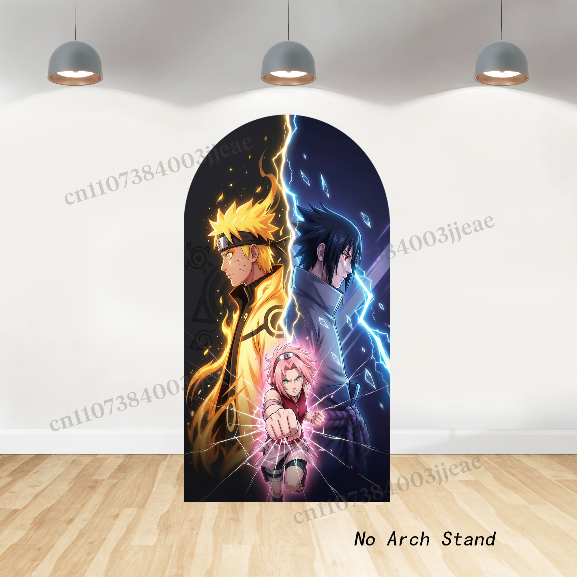 Naruto Arch Backdrop Cover For - Anime Cosplay Easy ulasan dan harga