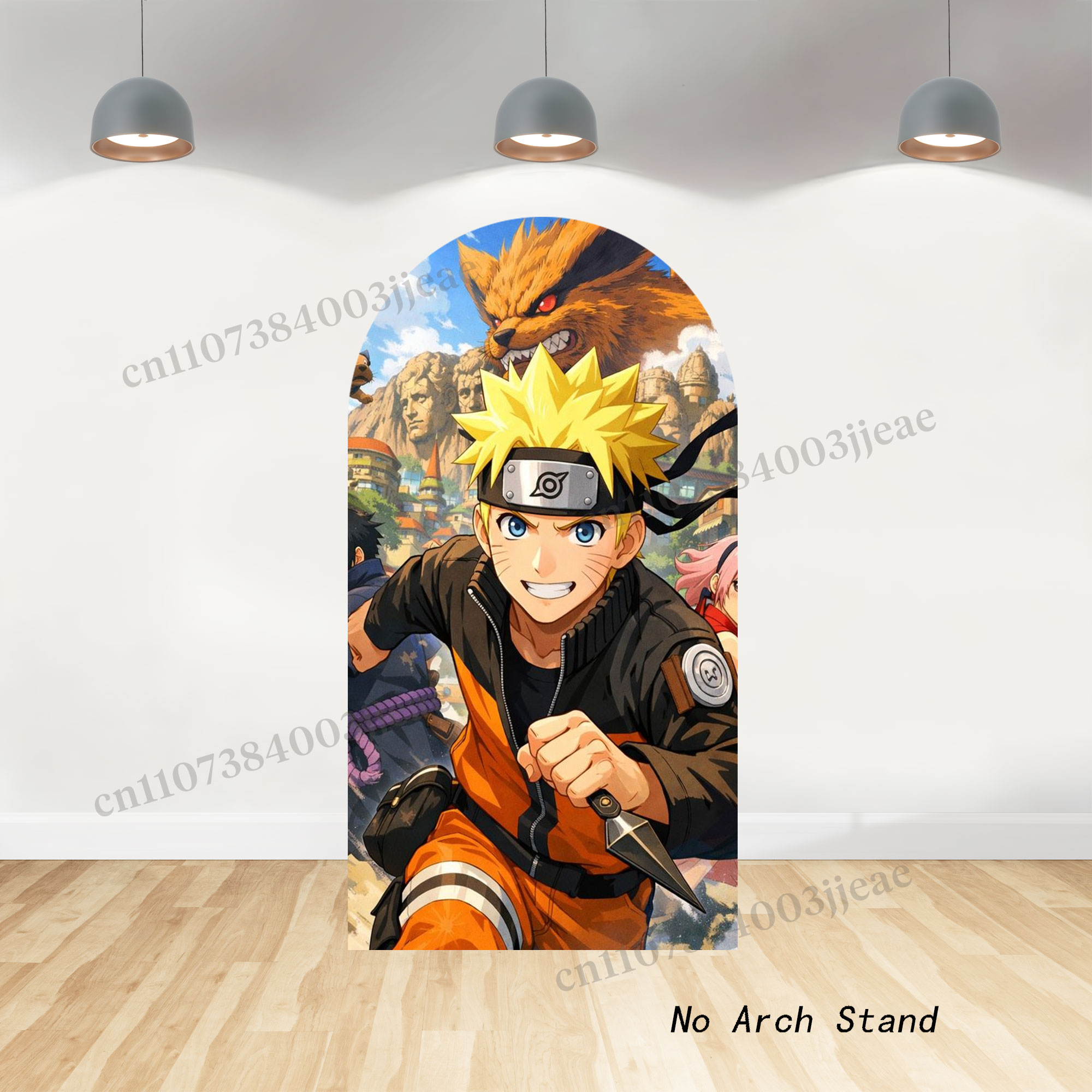 Naruto Arch Backdrop Cover For - Anime Cosplay Easy ulasan dan harga