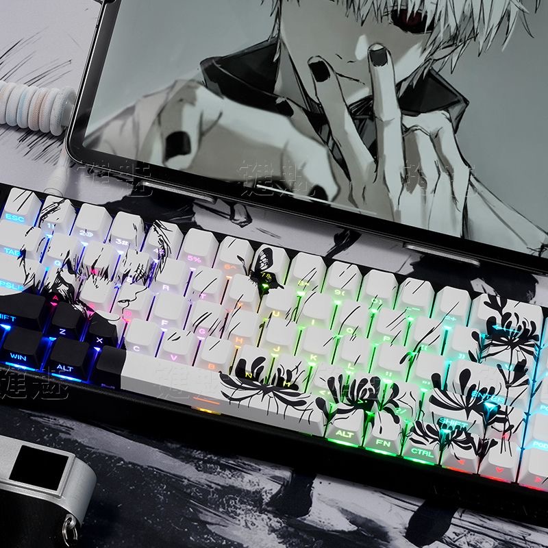 130 Key Kaneki Ken Theme Keyca - Tokyo Ghoul Mask ulasan dan harga