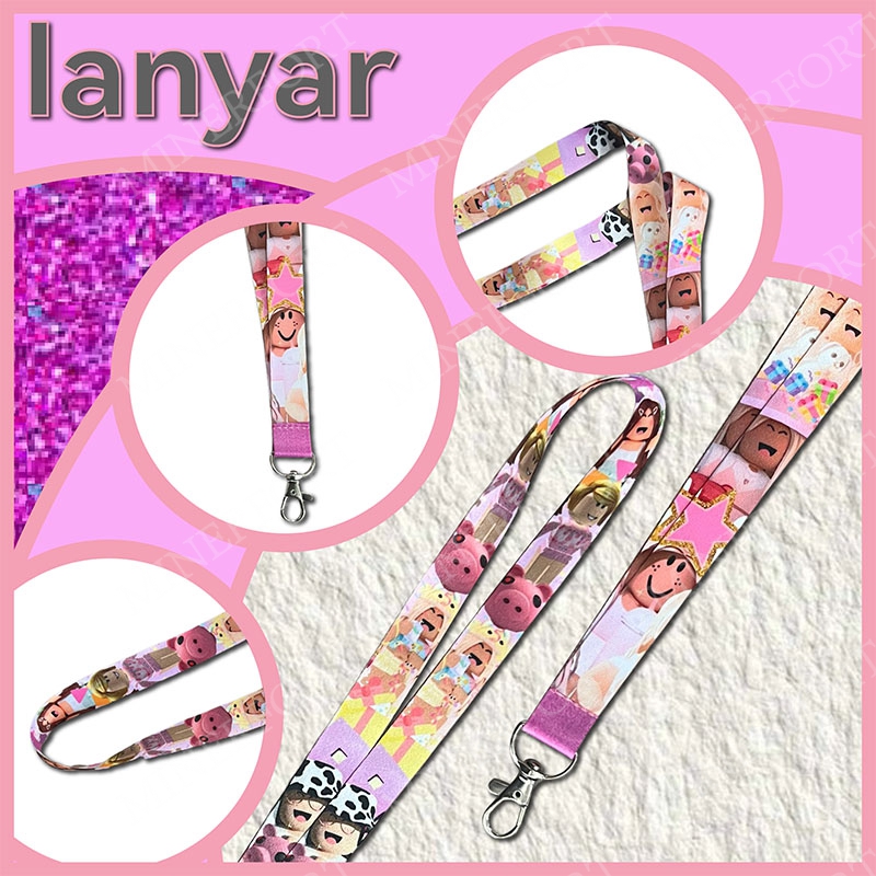 Roblox Girl Lanyard Anime Cute - Anime Cosplay Roblox ulasan dan harga