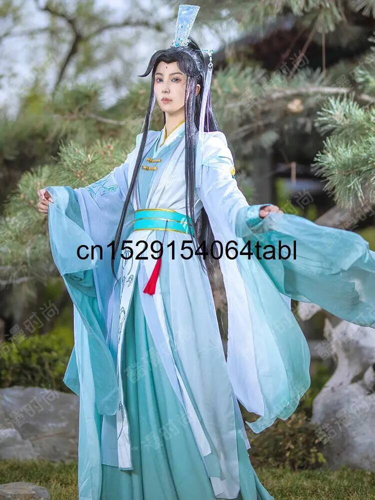 New Tian Guan Ci Fu Fengshi Qi - Anime Cosplay Wig ulasan dan harga