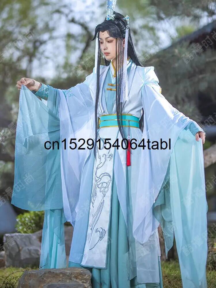 New Tian Guan Ci Fu Fengshi Qi - Anime Cosplay Wig ulasan dan harga