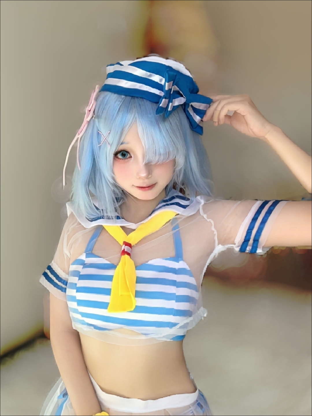 Re:Zero Rem Cosplay Costume -  - Anime Cosplay Rem ulasan dan harga