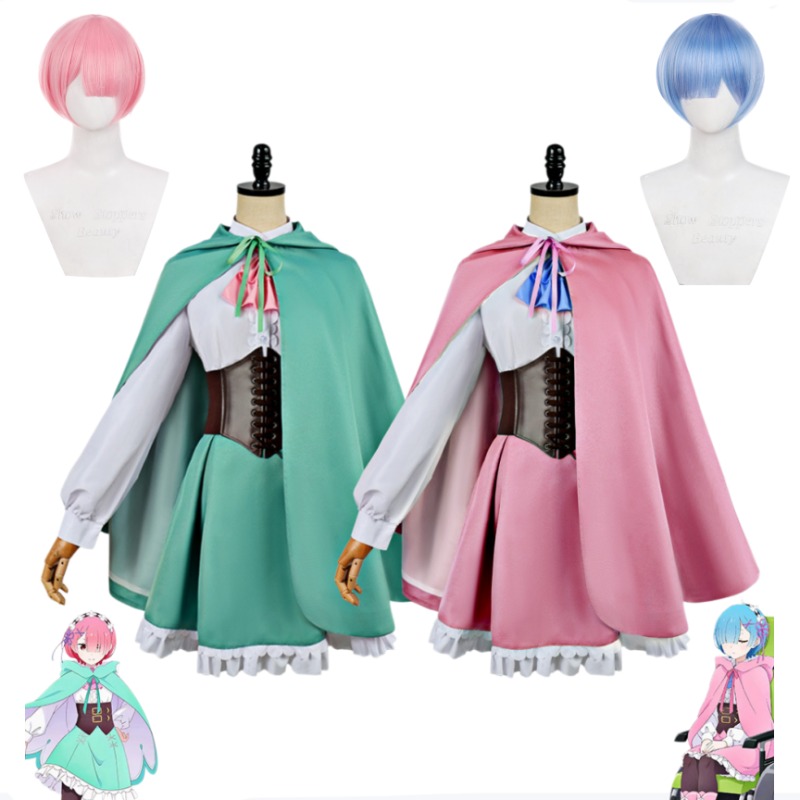 Re:Zero Starting Life in Anoth - Anime Cosplay Rem ulasan dan harga