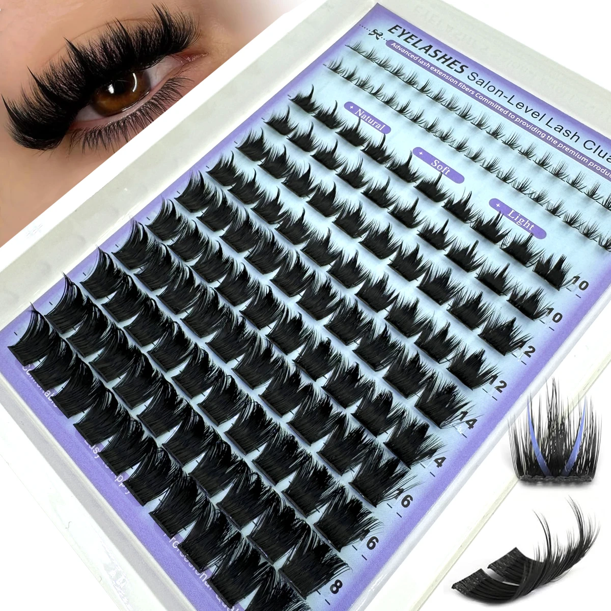 AMSDCN Wispy Manga Lashes Clus - Anime Cosplay Lashes ulasan dan harga